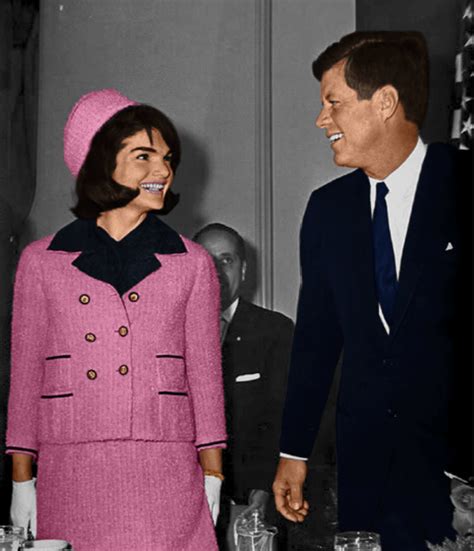 pink chanel suit|jackie kennedy funeral outfit.